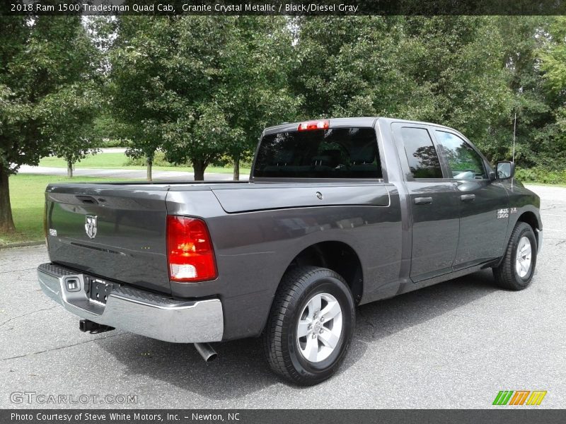 Granite Crystal Metallic / Black/Diesel Gray 2018 Ram 1500 Tradesman Quad Cab