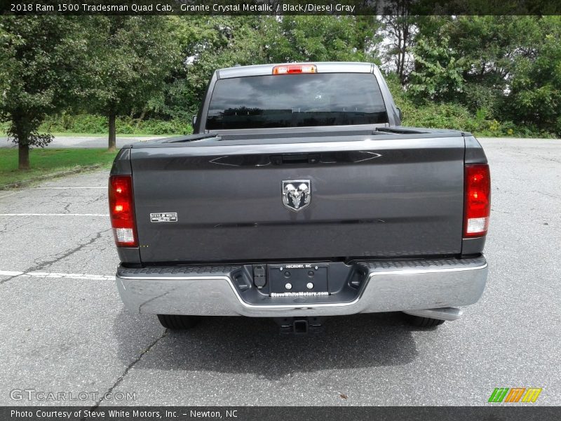 Granite Crystal Metallic / Black/Diesel Gray 2018 Ram 1500 Tradesman Quad Cab