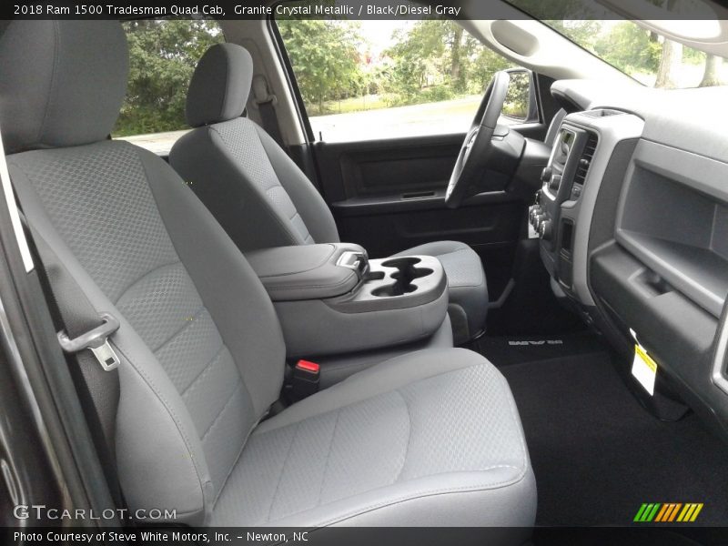 Granite Crystal Metallic / Black/Diesel Gray 2018 Ram 1500 Tradesman Quad Cab