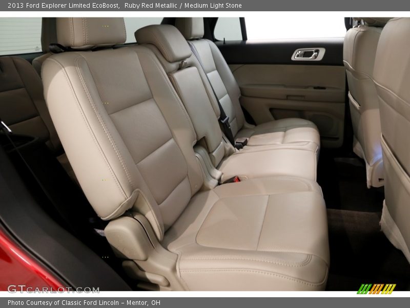 Ruby Red Metallic / Medium Light Stone 2013 Ford Explorer Limited EcoBoost