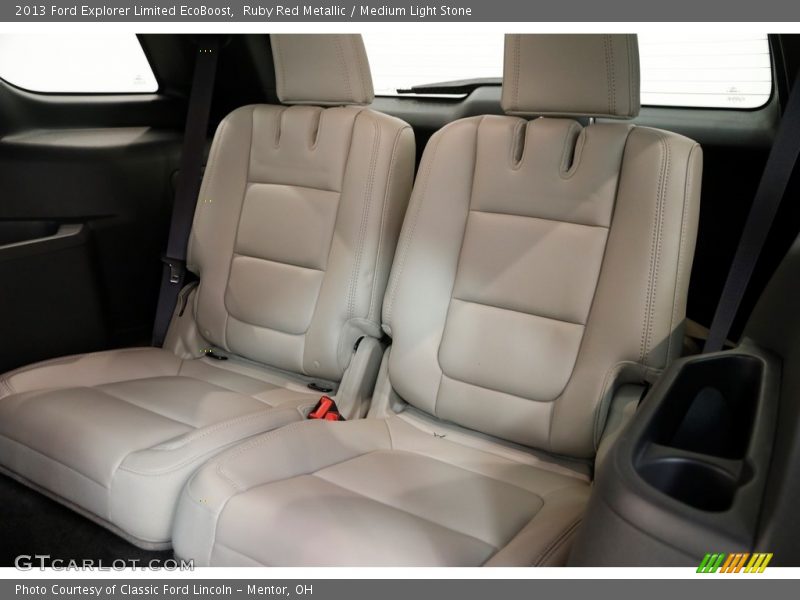 Ruby Red Metallic / Medium Light Stone 2013 Ford Explorer Limited EcoBoost