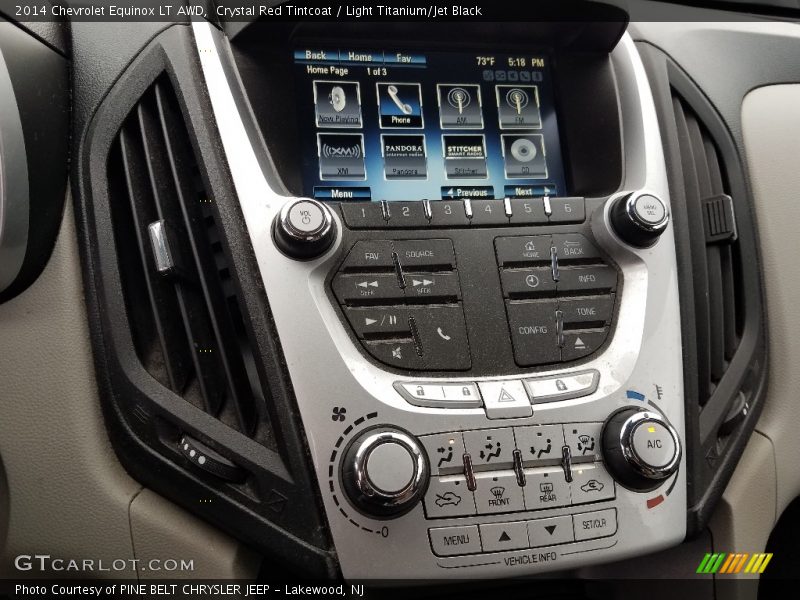 Crystal Red Tintcoat / Light Titanium/Jet Black 2014 Chevrolet Equinox LT AWD