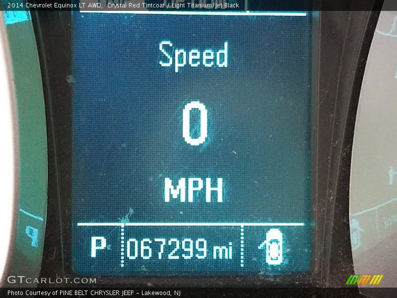 Crystal Red Tintcoat / Light Titanium/Jet Black 2014 Chevrolet Equinox LT AWD