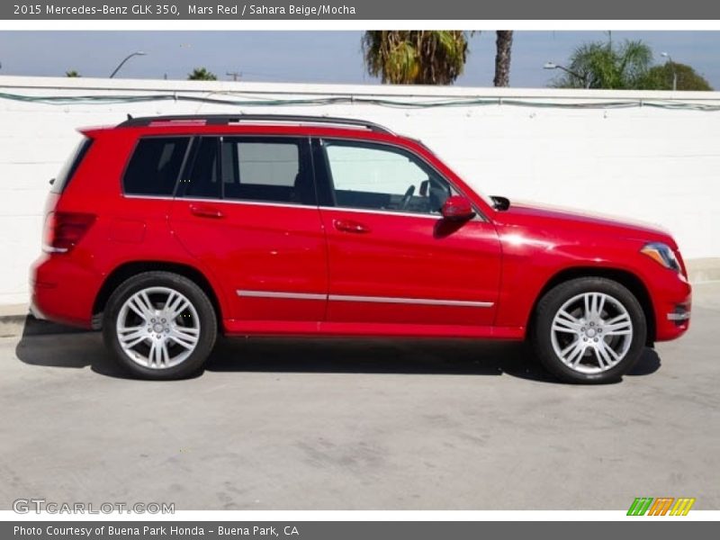 Mars Red / Sahara Beige/Mocha 2015 Mercedes-Benz GLK 350