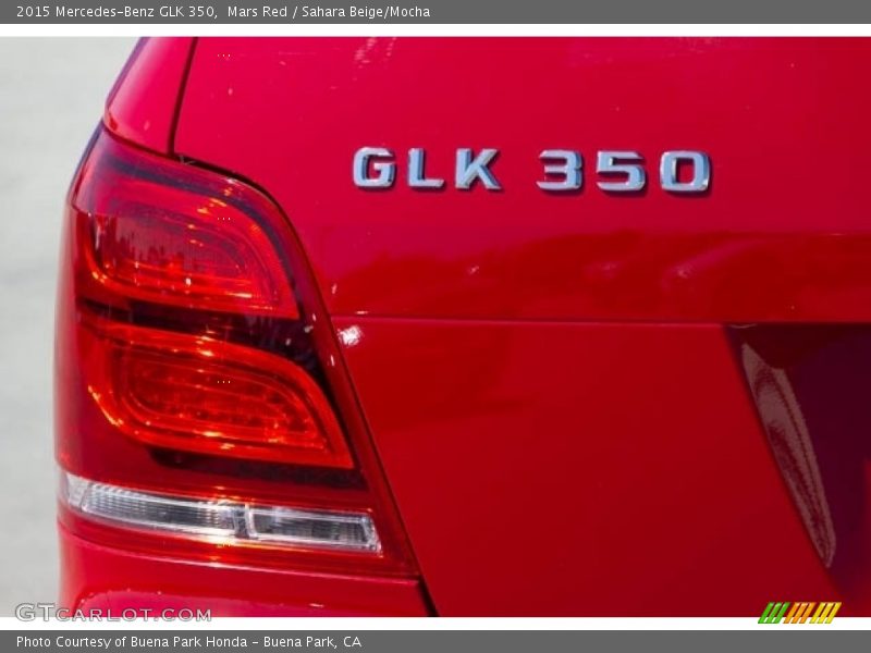 Mars Red / Sahara Beige/Mocha 2015 Mercedes-Benz GLK 350