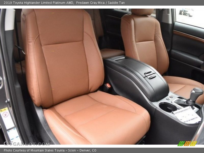 Predawn Gray Mica / Saddle Tan 2019 Toyota Highlander Limited Platinum AWD