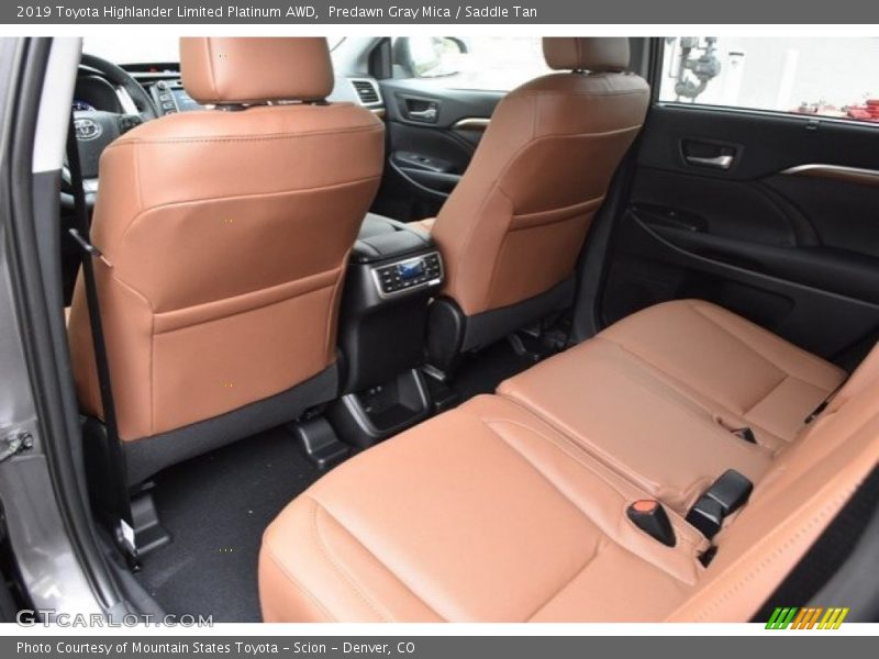 Predawn Gray Mica / Saddle Tan 2019 Toyota Highlander Limited Platinum AWD