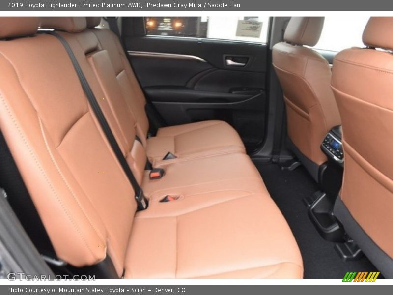 Predawn Gray Mica / Saddle Tan 2019 Toyota Highlander Limited Platinum AWD
