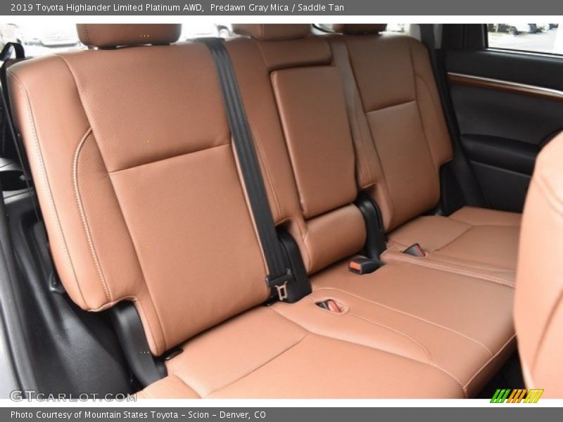 Predawn Gray Mica / Saddle Tan 2019 Toyota Highlander Limited Platinum AWD