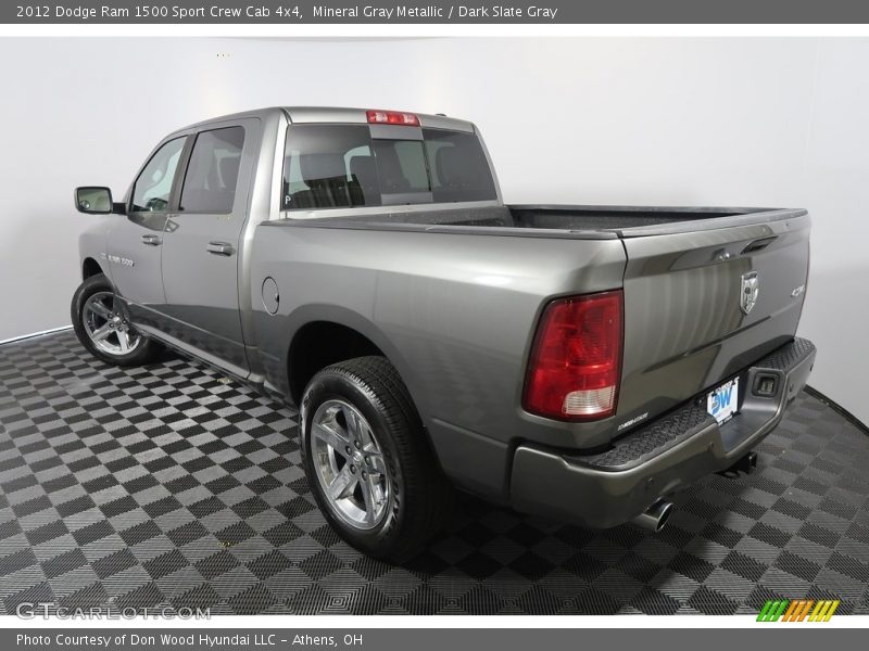 Mineral Gray Metallic / Dark Slate Gray 2012 Dodge Ram 1500 Sport Crew Cab 4x4