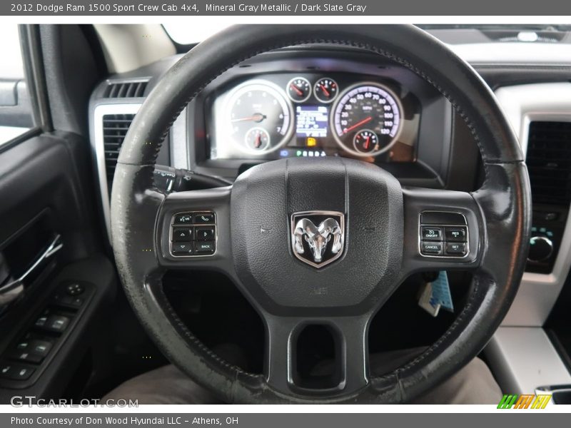 Mineral Gray Metallic / Dark Slate Gray 2012 Dodge Ram 1500 Sport Crew Cab 4x4