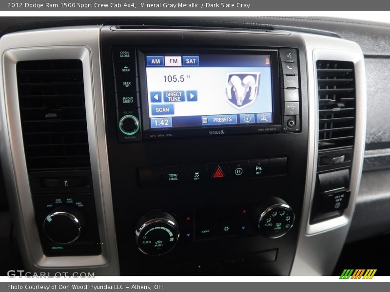 Mineral Gray Metallic / Dark Slate Gray 2012 Dodge Ram 1500 Sport Crew Cab 4x4