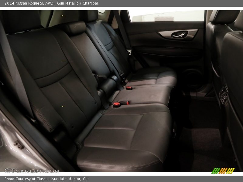 Gun Metallic / Charcoal 2014 Nissan Rogue SL AWD