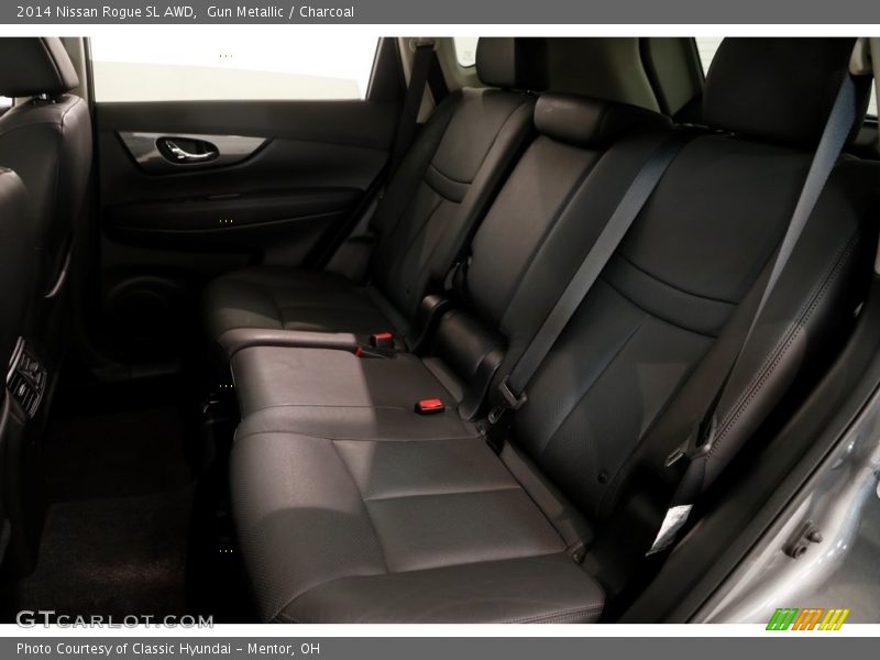 Gun Metallic / Charcoal 2014 Nissan Rogue SL AWD