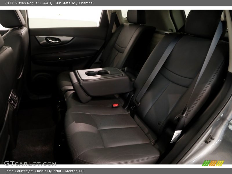 Gun Metallic / Charcoal 2014 Nissan Rogue SL AWD