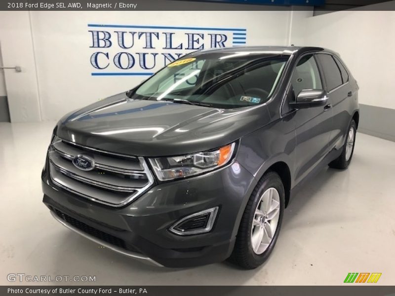 Magnetic / Ebony 2018 Ford Edge SEL AWD