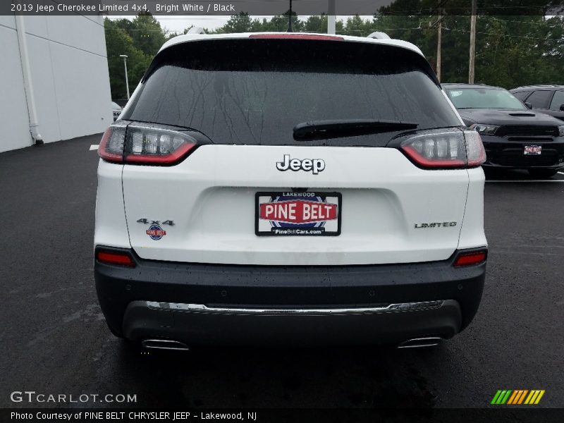 Bright White / Black 2019 Jeep Cherokee Limited 4x4