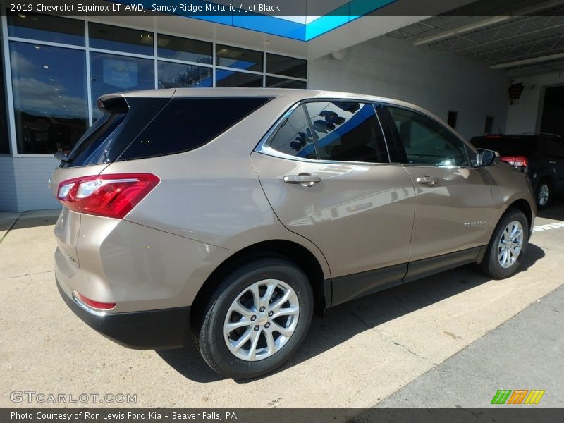 Sandy Ridge Metallic / Jet Black 2019 Chevrolet Equinox LT AWD