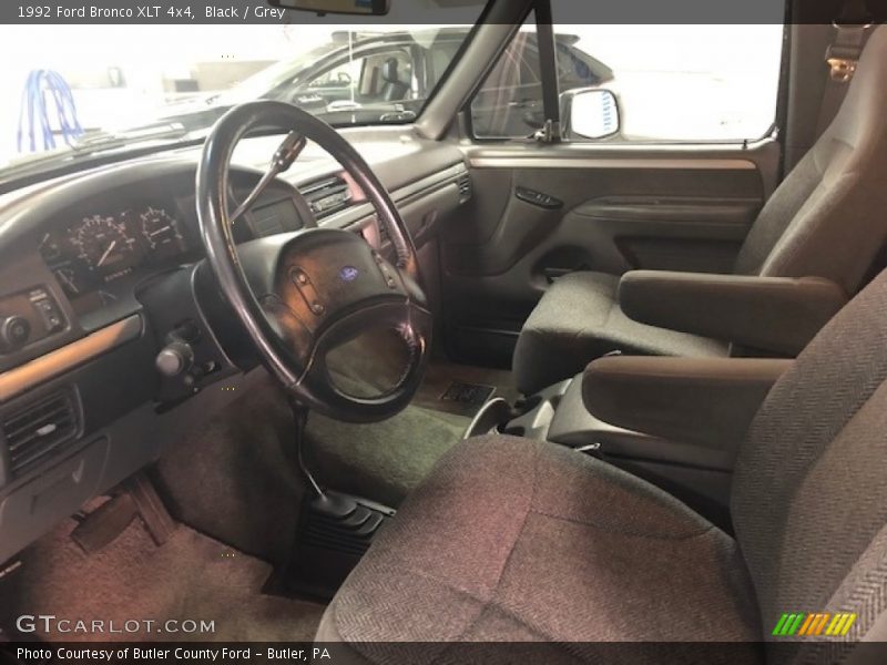  1992 Bronco XLT 4x4 Grey Interior