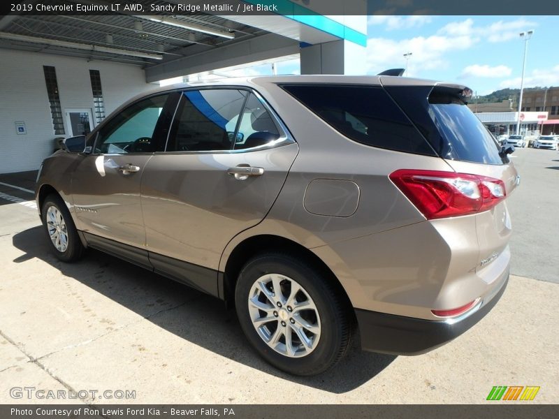 Sandy Ridge Metallic / Jet Black 2019 Chevrolet Equinox LT AWD