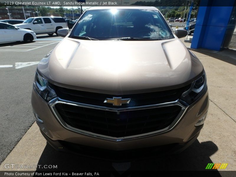 Sandy Ridge Metallic / Jet Black 2019 Chevrolet Equinox LT AWD