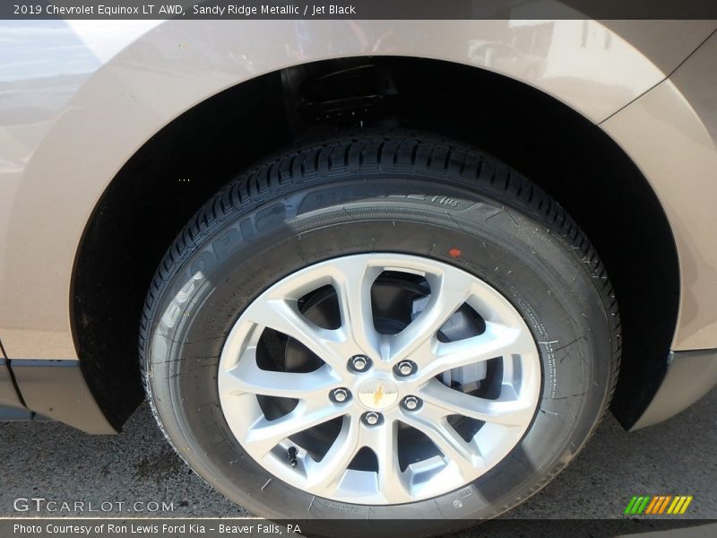 Sandy Ridge Metallic / Jet Black 2019 Chevrolet Equinox LT AWD
