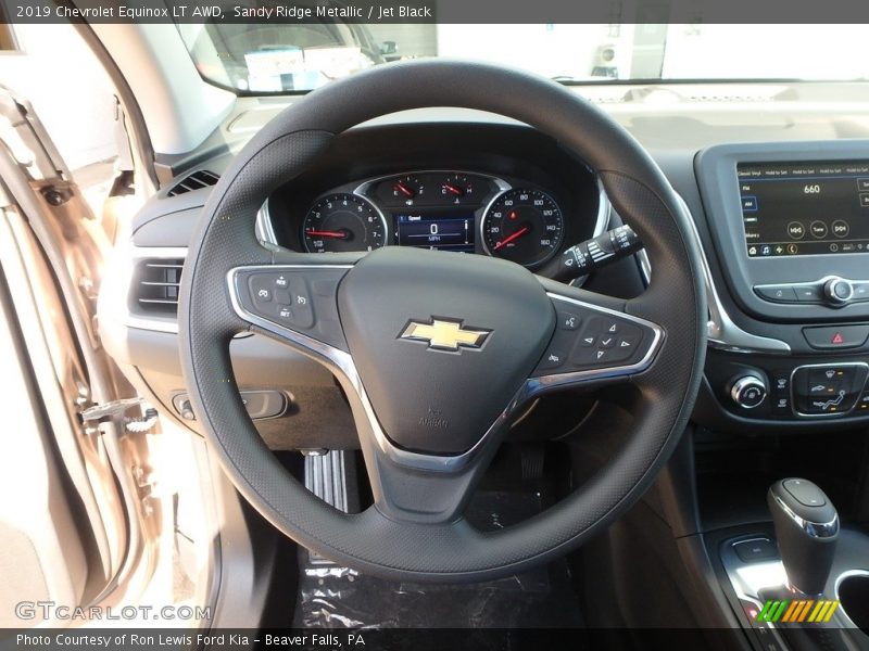 Sandy Ridge Metallic / Jet Black 2019 Chevrolet Equinox LT AWD