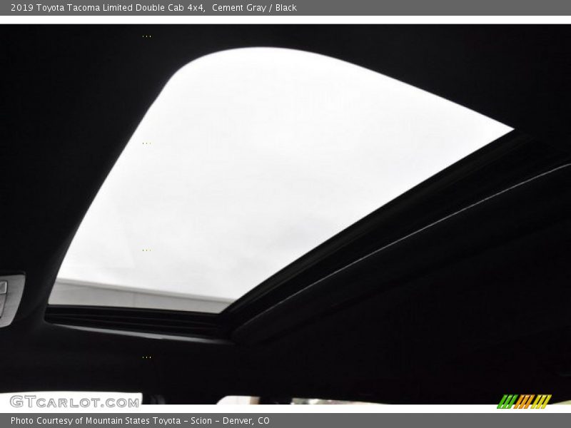 Cement Gray / Black 2019 Toyota Tacoma Limited Double Cab 4x4