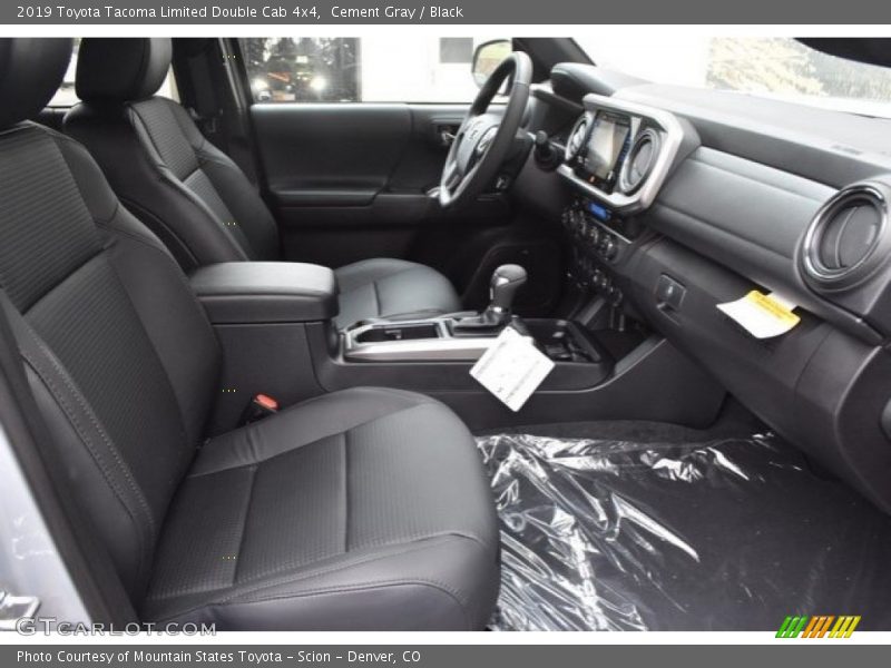 Cement Gray / Black 2019 Toyota Tacoma Limited Double Cab 4x4