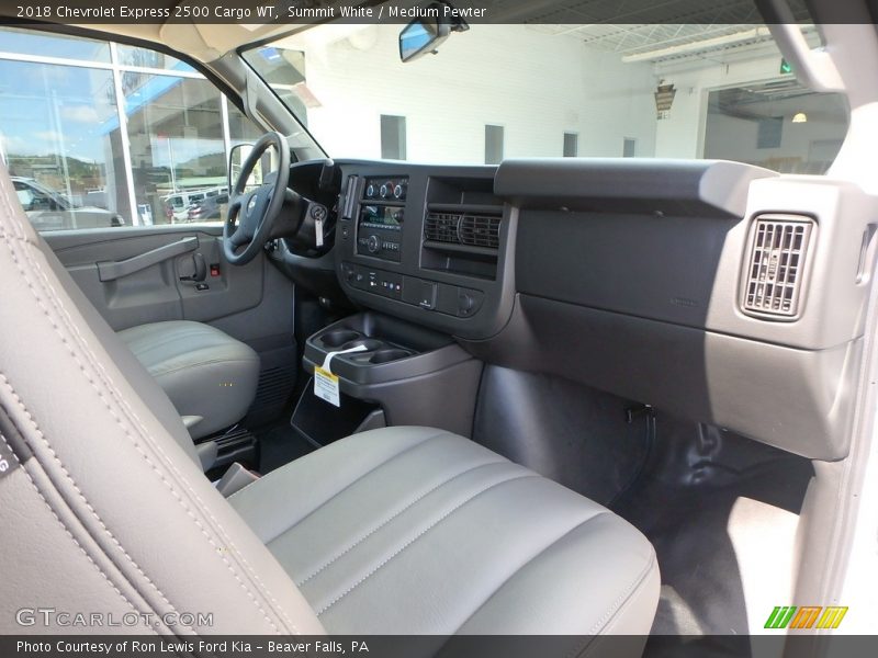 Summit White / Medium Pewter 2018 Chevrolet Express 2500 Cargo WT