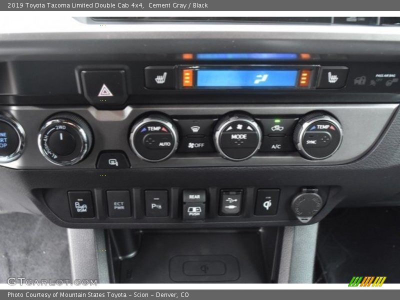 Cement Gray / Black 2019 Toyota Tacoma Limited Double Cab 4x4