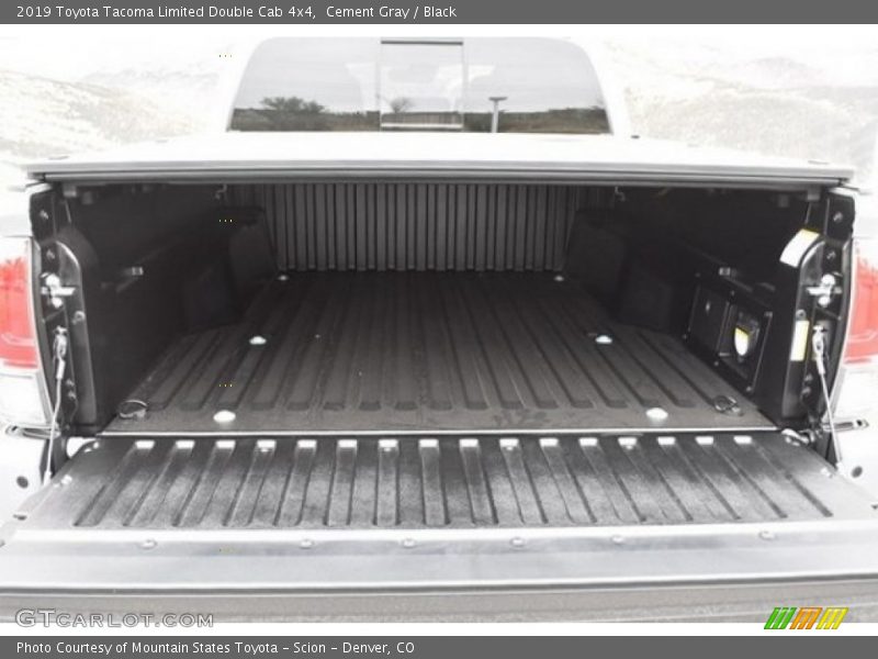 Cement Gray / Black 2019 Toyota Tacoma Limited Double Cab 4x4