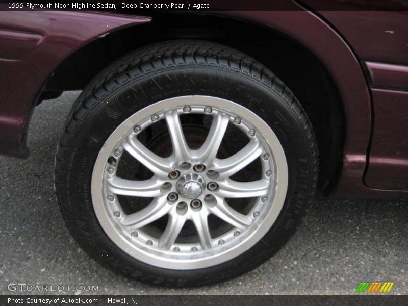 Deep Cranberry Pearl / Agate 1999 Plymouth Neon Highline Sedan