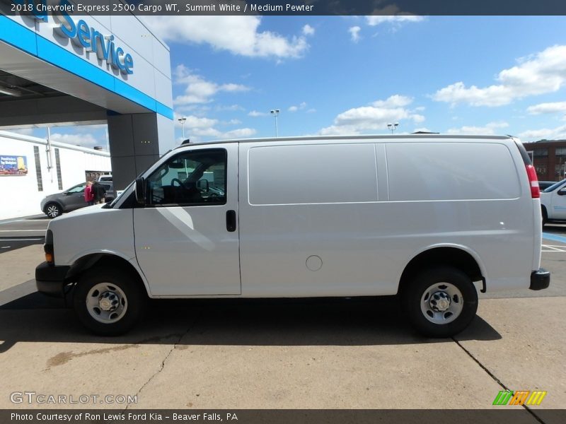 Summit White / Medium Pewter 2018 Chevrolet Express 2500 Cargo WT