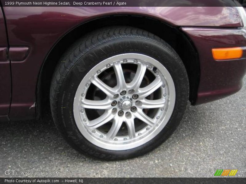 Deep Cranberry Pearl / Agate 1999 Plymouth Neon Highline Sedan