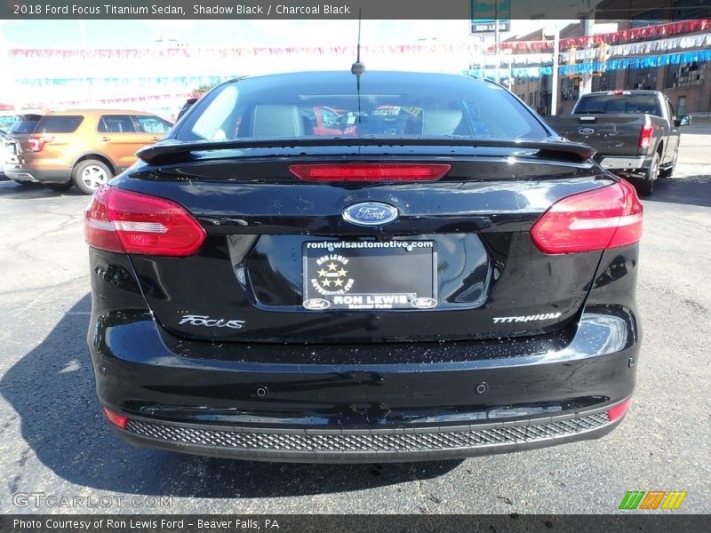 Shadow Black / Charcoal Black 2018 Ford Focus Titanium Sedan