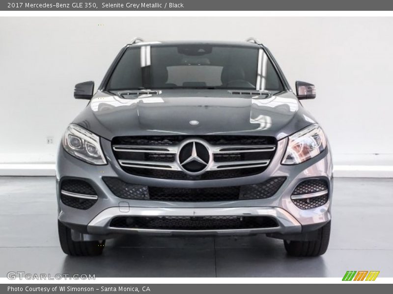 Selenite Grey Metallic / Black 2017 Mercedes-Benz GLE 350