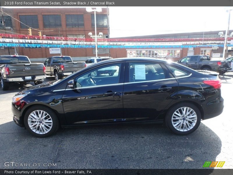 Shadow Black / Charcoal Black 2018 Ford Focus Titanium Sedan