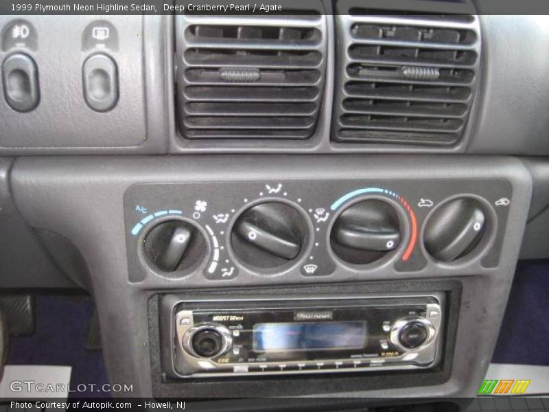 Deep Cranberry Pearl / Agate 1999 Plymouth Neon Highline Sedan