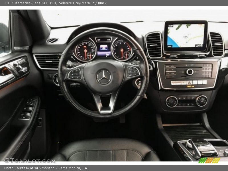 Selenite Grey Metallic / Black 2017 Mercedes-Benz GLE 350