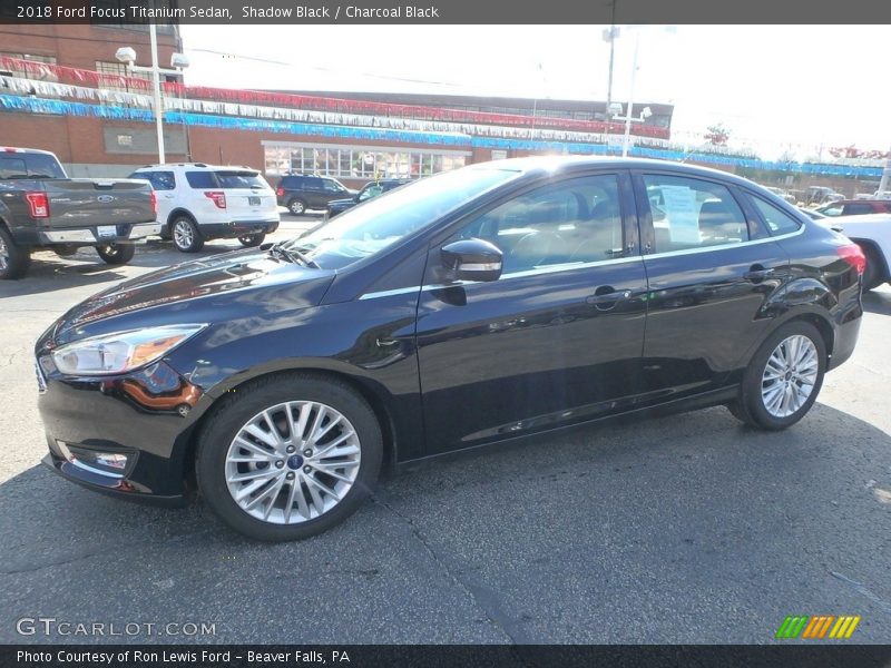 Shadow Black / Charcoal Black 2018 Ford Focus Titanium Sedan