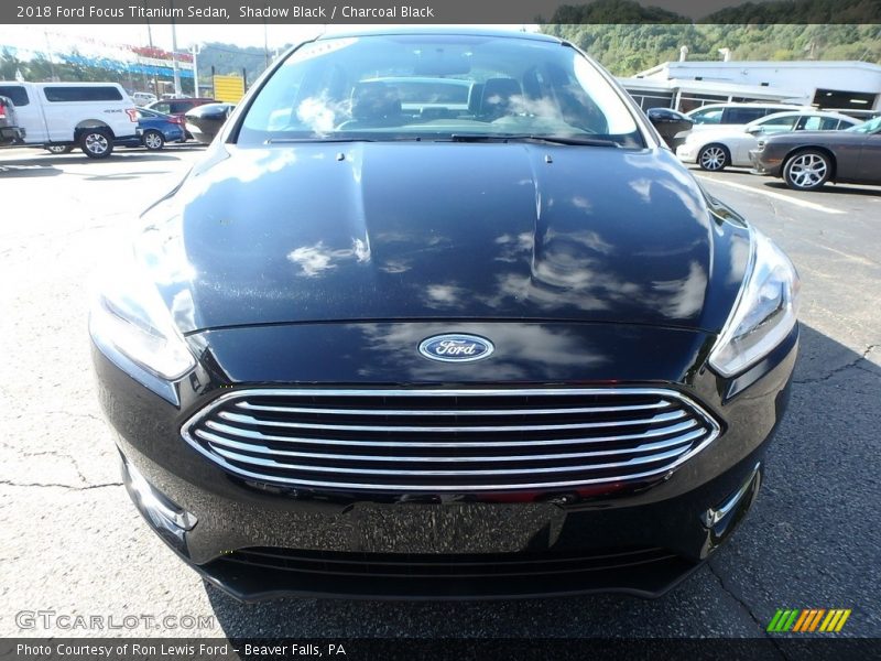 Shadow Black / Charcoal Black 2018 Ford Focus Titanium Sedan