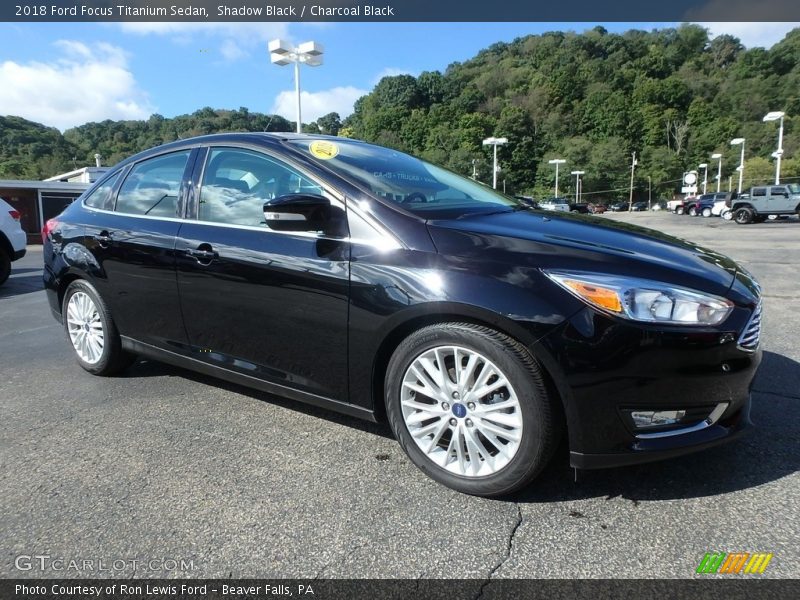 Shadow Black / Charcoal Black 2018 Ford Focus Titanium Sedan