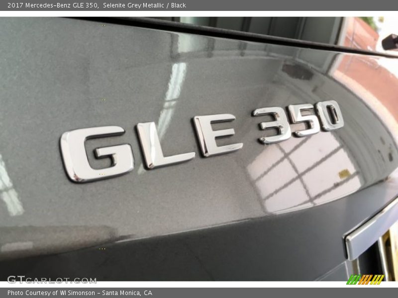 Selenite Grey Metallic / Black 2017 Mercedes-Benz GLE 350
