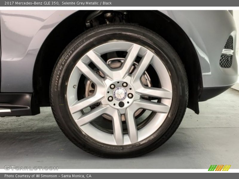 Selenite Grey Metallic / Black 2017 Mercedes-Benz GLE 350