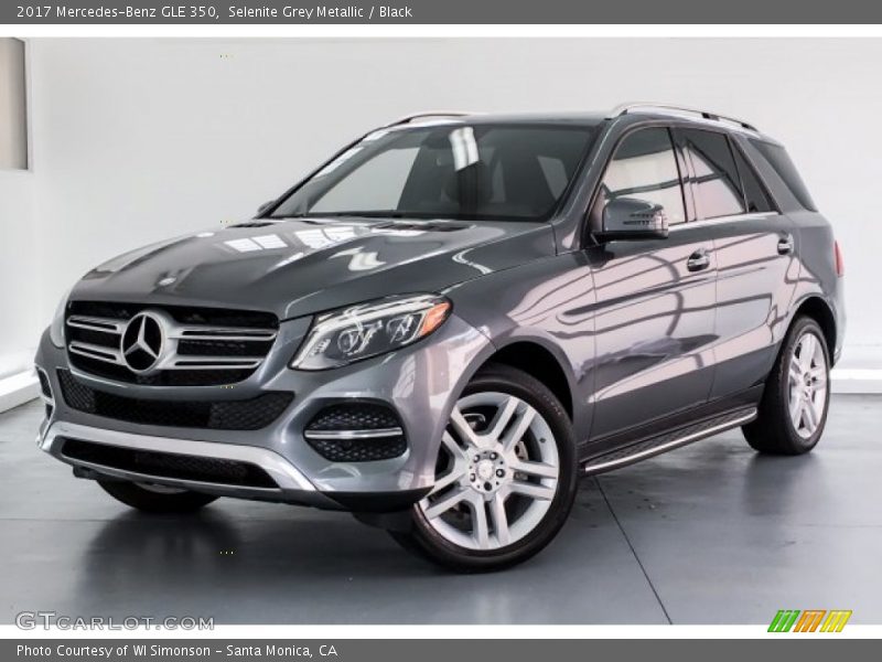 Selenite Grey Metallic / Black 2017 Mercedes-Benz GLE 350