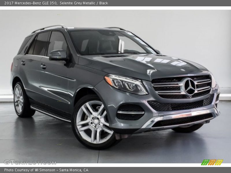 Selenite Grey Metallic / Black 2017 Mercedes-Benz GLE 350