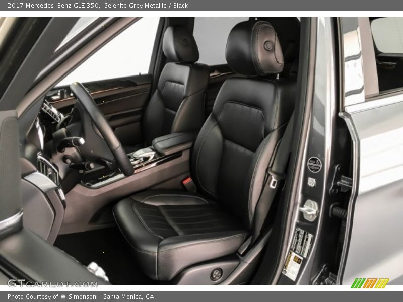 Selenite Grey Metallic / Black 2017 Mercedes-Benz GLE 350