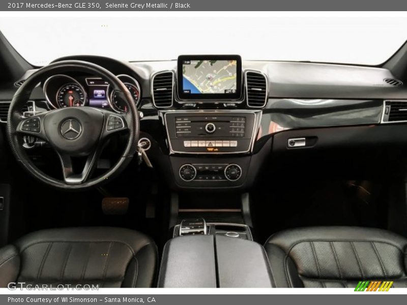 Selenite Grey Metallic / Black 2017 Mercedes-Benz GLE 350