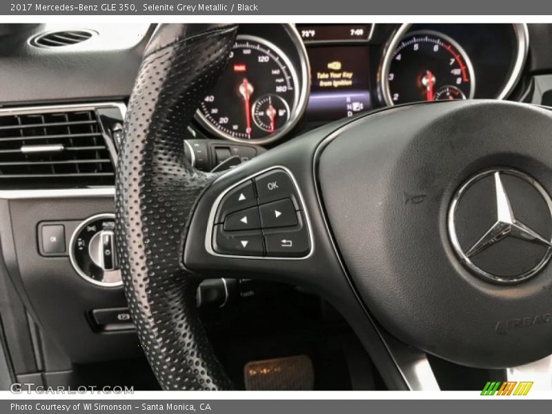 Selenite Grey Metallic / Black 2017 Mercedes-Benz GLE 350